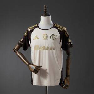 Flamengo 26/27 All Sponsors Training – Apricot Jersey – Replica Football Soccer