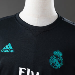 Real Madrid 2017/18 Away Long Sleeve Retro Jersey – Vintage Replica Football Soc