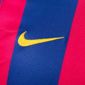 Barcelona 2014/15 Home Long Sleeve Retro Jersey – Vintage Replica Football Socce