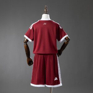 Qatar 2026 Home Kids kit Jersey – Replica Football Soccer Shirt – SIZE 16-28