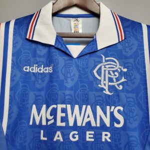 96/97 Rangers Home Retro Jersey – Vintage Replica Football Soccer Shirt – S-XXL