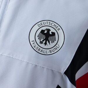 German 1996 Retro Windbreaker - White – Replica Football Soccer Shirt – S–XXL