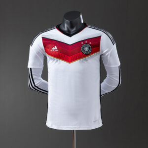 Germany 2014 Home Long Sleeve Player Version Retro Jersey – Vintage Replica Foot