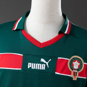 Morocco 1998 Home Retro Jersey – Vintage Replica Football Soccer Shirt – S–XXL