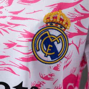 Real Madrid 25/26 Special Edition Pink Kids Kit Jersey – Replica Football Soccer