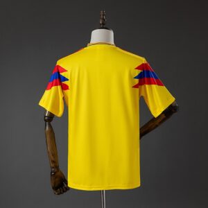 Colombia 1990 Originals Retro Home Jersey – Replica Football Soccer Shirt – S–XX
