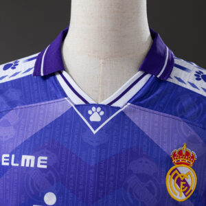 Real Madrid 1996/97 Away Retro Jersey – Vintage Replica Football Soccer Shirt –