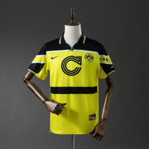 Borussia Dortmund 1996/97 Home Retro Jersey – Vintage Replica Football Soccer Sh