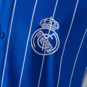 Real Madrid 25/26 US Pack Full-Button Baseball Jersey – Replica Football Basebal