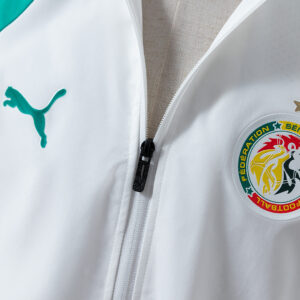 Senegal 2026 Pre-match Training Windbreaker – White Replica Football Jacket – S–