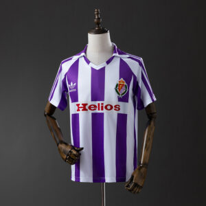 Real Valladolid 1984 Home Retro Jersey – Vintage Replica Football Soccer Shirt –