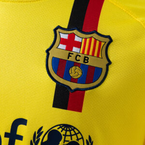 Barcelona 2008/09 Away Long Sleeve Retro Jersey – Vintage Replica Football Socce