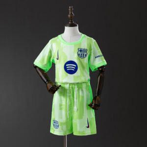 Barcelona 24/25 Third Away Kids Fan Version Kit – Replica Football Shirt – Size