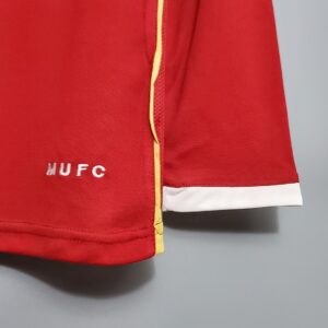 06/07 Manchester United Long Sleeve Home Retro Jersey – Vintage Replica Football