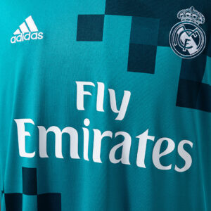 Real Madrid 2017/18 Second Away Retro Jersey – Vintage Replica Football Soccer S
