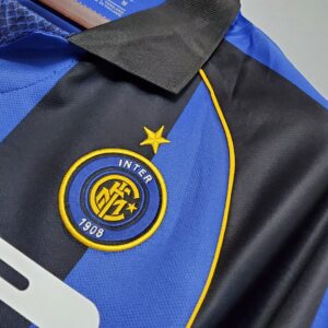 01/02 Inter Milan Home Retro Jersey – Vintage Replica Football Soccer Shirt – S-