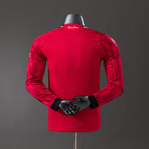 Manchester United 25/26 Home Long Sleeve Player Version Jersey – Replica Footbal