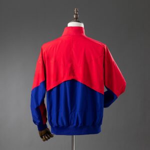 Barcelona Windbreaker - Deep Royal Blue & Noble Red – Replica Football Soccer Sh