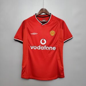 00/01 Manchester United Home Retro Jersey – Vintage Replica Football Soccer Shir
