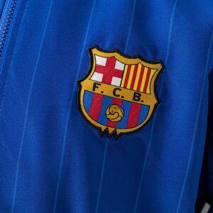 Barcelona 25_26 Team Anthem Windbreaker - Blue – Replica Football Soccer Shirt –