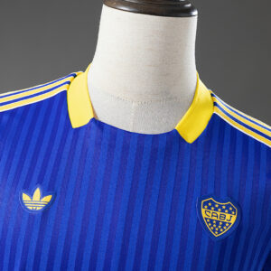 Boca Juniors Terrace Icons T-Shirt White Blue – Replica Football Soccer Shirt –