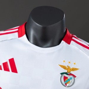 Benfica 25/26 Player Version White Away Jersey