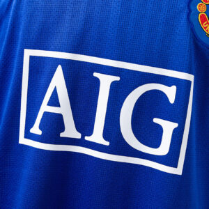 Manchester United 2007/08 Goalkeeper Blue Retro Jersey – Classic Football Shirt