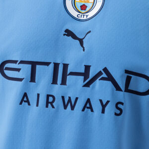 Manchester City 2022/23 Home Player Version Retro Jersey – Vintage Replica Footb