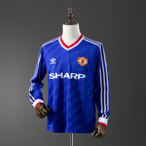 Manchester United 1986/88 Second Away Long Sleeve Retro Jersey – Classic Footbal