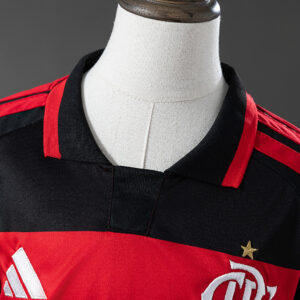 Flamengo 26/27 Home Kids Kit Jersey – Replica Football Soccer Shirt – Size 16–28