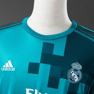 Real Madrid 2017/18 Second Away Long Sleeve Retro Jersey – Vintage Replica Footb