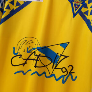 Retro Cádiz CF 1991/92 Home Jersey – Vintage Replica Football Soccer Shirt – Siz