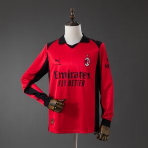 AC Milan x Slam Jam 25_26 Fourth Long Sleeve Jersey – Replica Football Soccer Sh