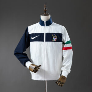 Italy Retro Windbreaker Jacket – Classic Football Training Jacket – S–XXL