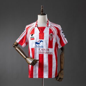 Sporting de Gijon 95/96 Home Retro Jersey – Replica Football Soccer Shirt – S–XX