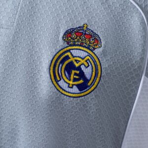 Real Madrid 25_26 POLO - Grey & White – Replica Football Soccer Shirt – S–XXL