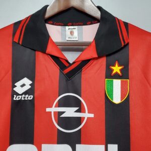 1996/97 AC Milan Home Retro Replica Jersey Size M-XL