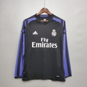 15/16 Real Madrid Long Sleeve Third Away Retro Jersey – Vintage Replica Football