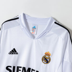 Real Madrid 2004/05 Home Retro Jersey – Vintage Replica Football Soccer Shirt –
