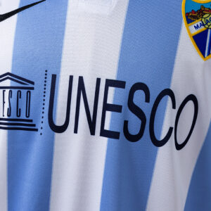 Retro Málaga CF 2013 Home Jersey – Vintage Replica Football Soccer Shirt – Size