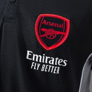 Arsenal 25_26 POLO - Black – Replica Football Soccer Shirt – S–XXL