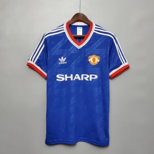 86/88 Manchester United Third Away Retro Jersey – Vintage Replica Football Socce