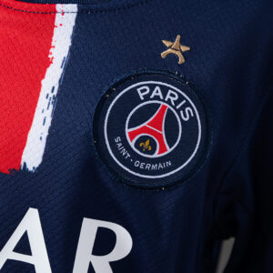 PSG 24/25 Home Kids Kit Jersey – Replica Football Soccer Shirt – Size 16–28