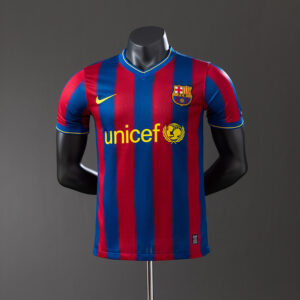 Barcelona 2009/10 Home Player Version Retro Jersey – Vintage Replica Football So