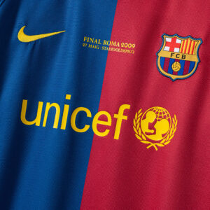 Barcelona 2008/09 Home Retro Jersey – Vintage Replica Football Soccer Shirt – Si