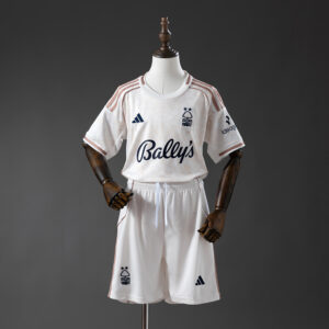 Nottingham Forest 25/26 Away Kids Kit Jersey – Replica Football Soccer Shirt – S