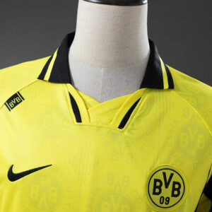 Dortmund 1996/97 Home Long Sleeve Retro Jersey – Replica Football Soccer Shirt –