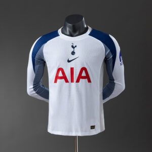 Tottenham Hotspur 25/26 Player Version Home Long Sleeve Jersey – Replica Footbal