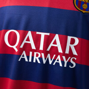 Barcelona 2015/16 Home Long Sleeve Retro Jersey – Vintage Replica Football Socce