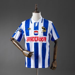 Sheffield Wednesday 92_93 Home Retro Jersey – Replica Football Soccer Shirt – S–